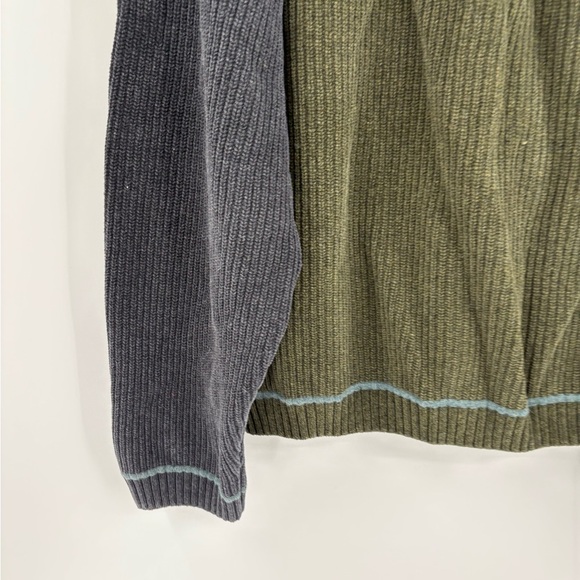 Tommy Bahama Men’s Black Cotton Green Full Zip Sweater Jacket Black Size Xl - Picture 11 of 16